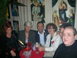 Avec Michel,Françoise, Chantal au Banana en oct 20